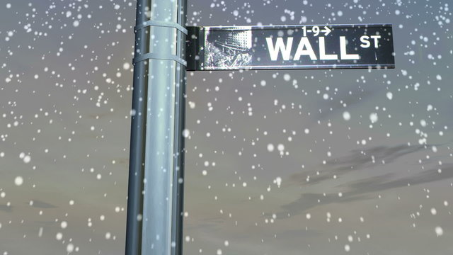 Different Seasons at Wall Street Sign Climate HD