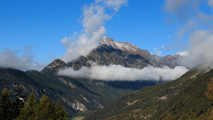 Fototapeta na wymiar monte Zerbion - valle d'Ayas