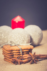 Christmas biscuits, Almond biscuits,