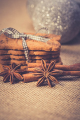 Christmas biscuits, Almond biscuits,
