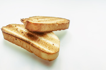 Slice toast bread background texture