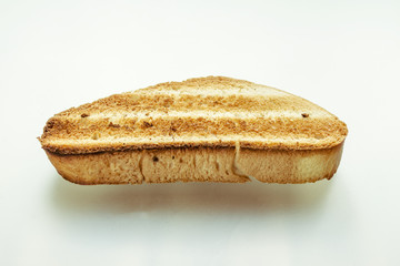 Slice toast bread background texture