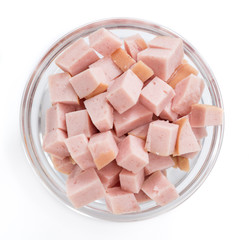 Baloney isolated on white