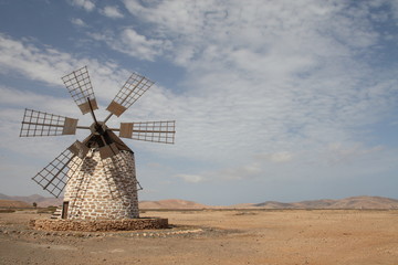 Obraz premium Mill, Fuerteventura