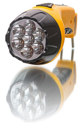 LED Flashlight with batteries charging