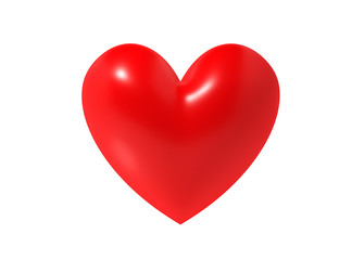 Fototapeta na wymiar 3D heart symbol