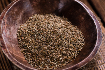 Heap of dried Anise Seeds