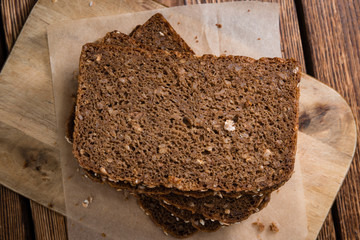 Slices of  Brown Bread