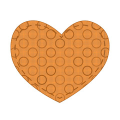 Heart vector design in eps 10 format