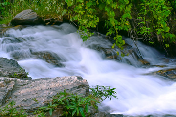 The waterfalls of Maeya National Park in ChiangMai Thailand