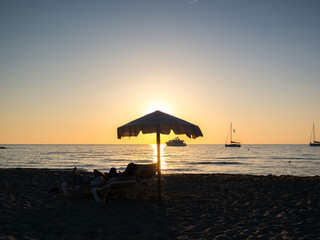 The Sun Behind the Umbrella