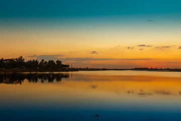 View lagoons evening