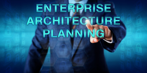 Manager Touching ENTERPRISE ARCHITECTURE PLANNING