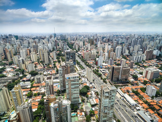 Aerial view of Sao Paulo, Brazil