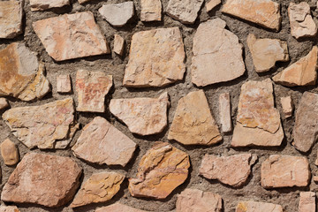 wall of stones as a texture