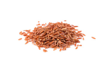 Heap of red rice