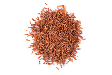 Heap of red rice
