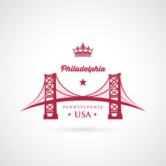 Philadelphia symbol - Benjamin Franklin Bridge