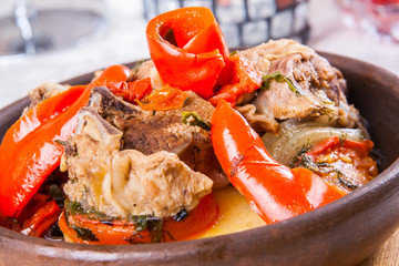 Beef stew with vegetables
