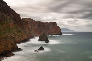 Stormy weather at onta De Sao Lourenco