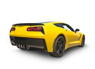 Yellow Sports Car