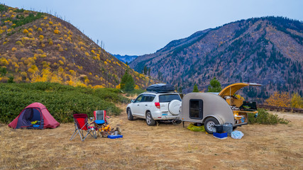 teardrop trailer, camping