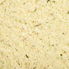 Surface covered with potato powder