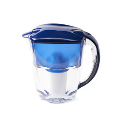Water filter pitcher isolated