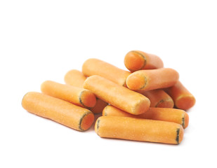 Orange glaze licorice stick candy