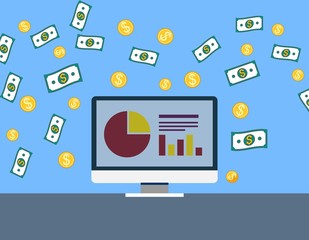 Money concept vector illustration 