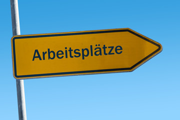 Schild 65 - Arbeitsplätze