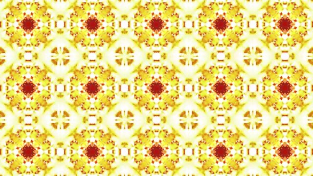 Abstract background. Colorful kaleidoscope flower 4k seamless loopable animation 