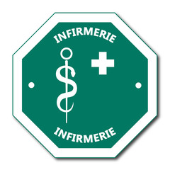 Obraz premium Logo infirmerie.