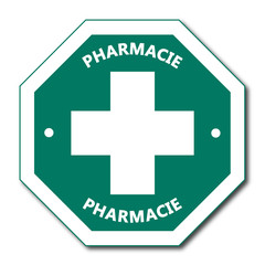 Obraz premium Logo pharmacie.