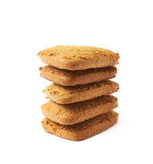 Fototapeta na wymiar Stock of gingerbread cookies isolated