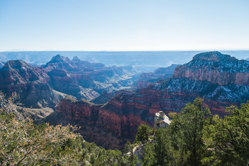 Fototapeta na wymiar North rim Grand canyon view