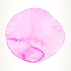 Dashed watercolor circle