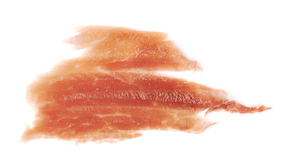 Jamon ham slice isolated