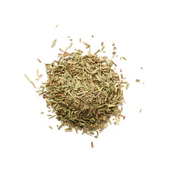 Pile of dried rosmarinus seasoning