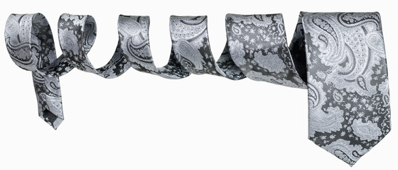 men's tie in form of spiral