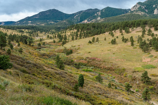 Multi Use Trail In Valley Near Flat Irons