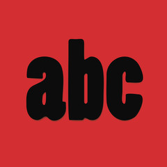 ABC letters (vector illustration)