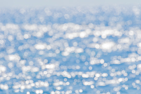 Fototapeta 海面のボケ反射 背景素材