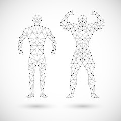 icon the athlete from polygons