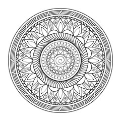 hand drawn mandala
