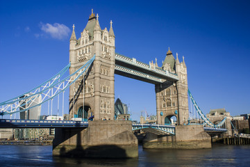 Fototapeta na wymiar Tower Bridge South-east view