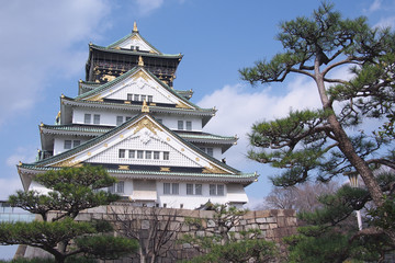 Naklejka premium 大阪城