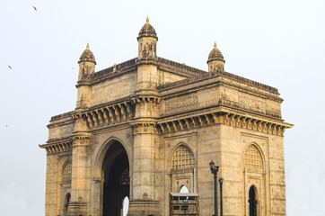 Fototapeta na wymiar Gate of India in Mumbai sight of the country 