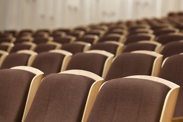  Detail of the chairs in the auditorium 