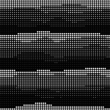 Abstract Seamless Wavy Halftone Pattern